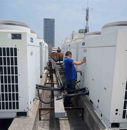 千阳中央空调制热和不制冷系统维修方法